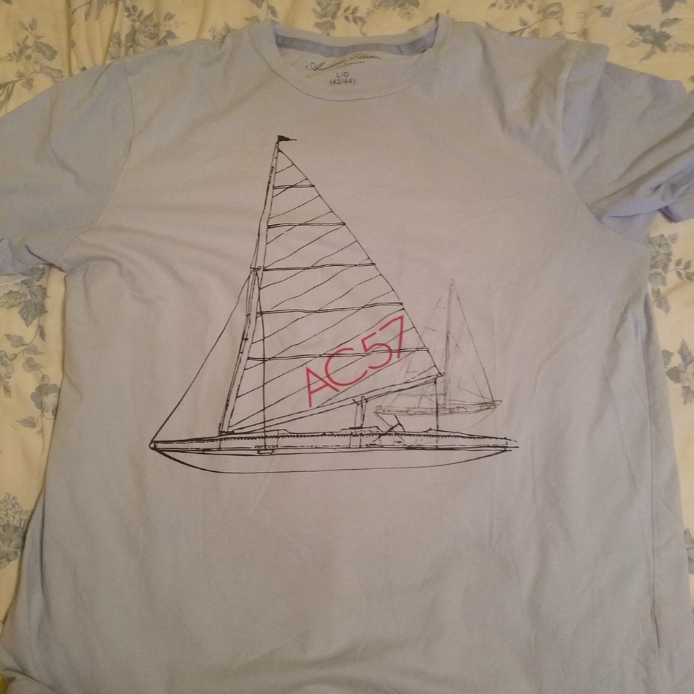 American Classic Baby Blue T Shirt